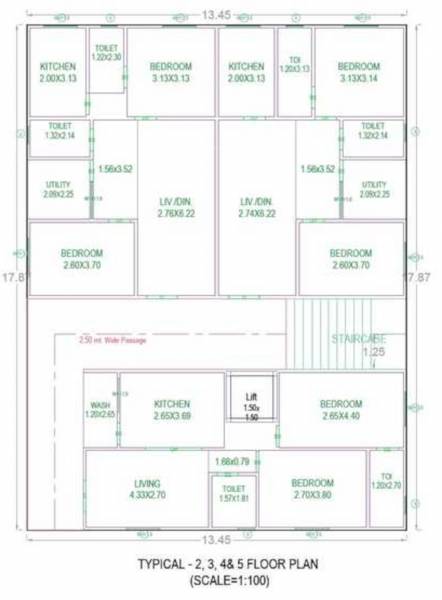  chikkas-elite-homes Chikkas Elite Typical Homes Cluster Plan