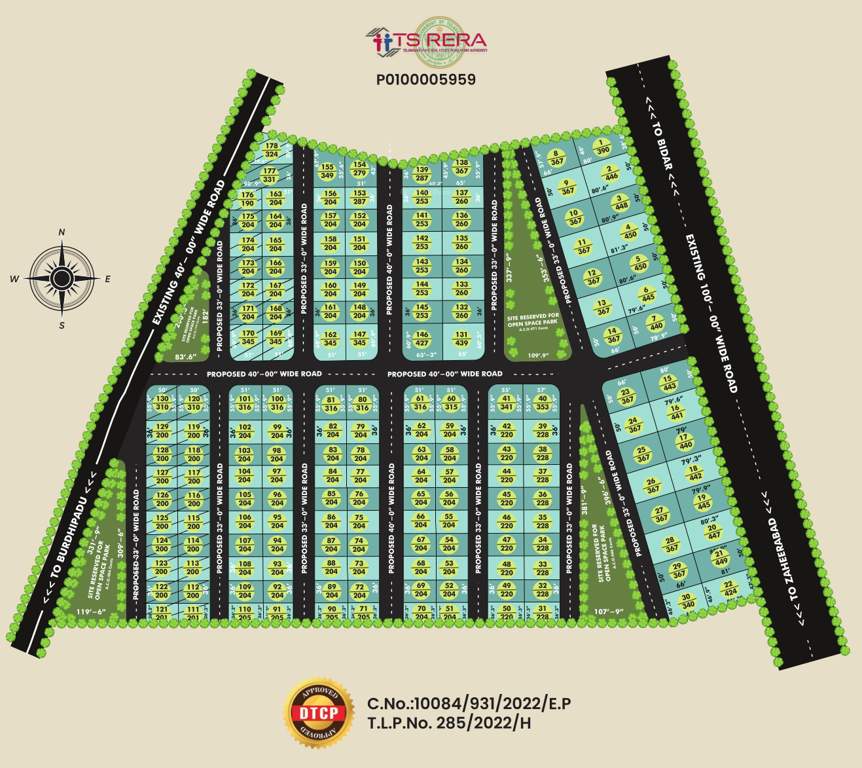  royal oaks Layout Plan