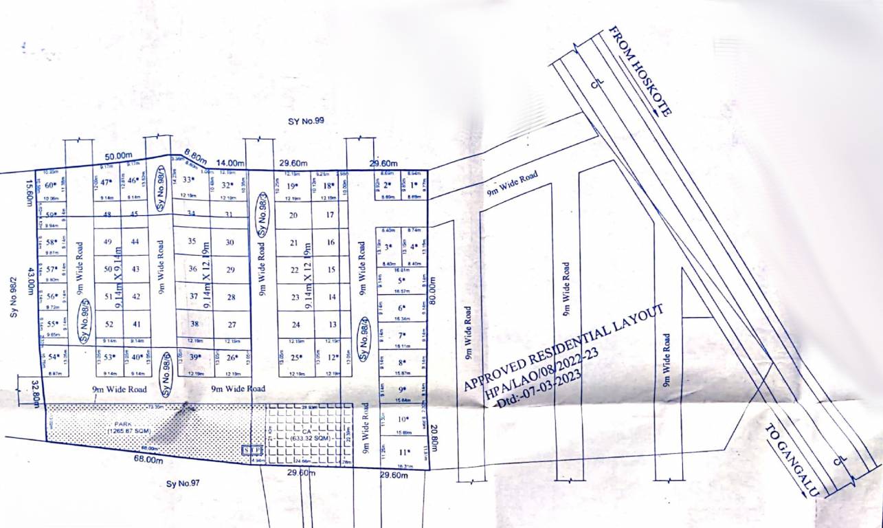  hanuman enclave 3 Layout Plan