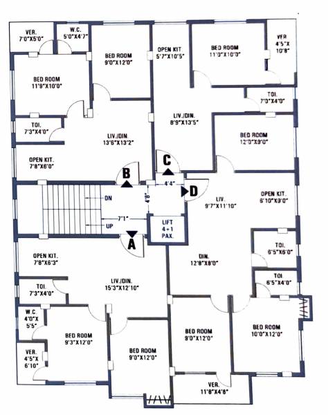  krishnanjali Krishnanjali Cluster Plan From 2nd To 3rd Floor