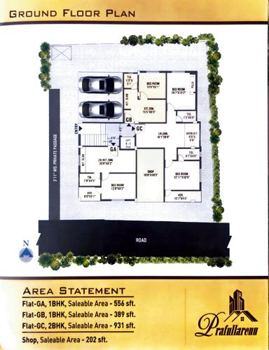  prafullarenu Prafullarenu Cluster Plan for ground Floor