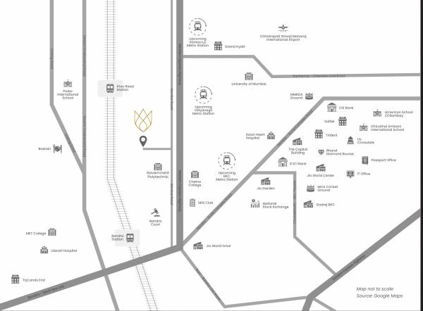  the-address-by-gs-bandra Location Plan