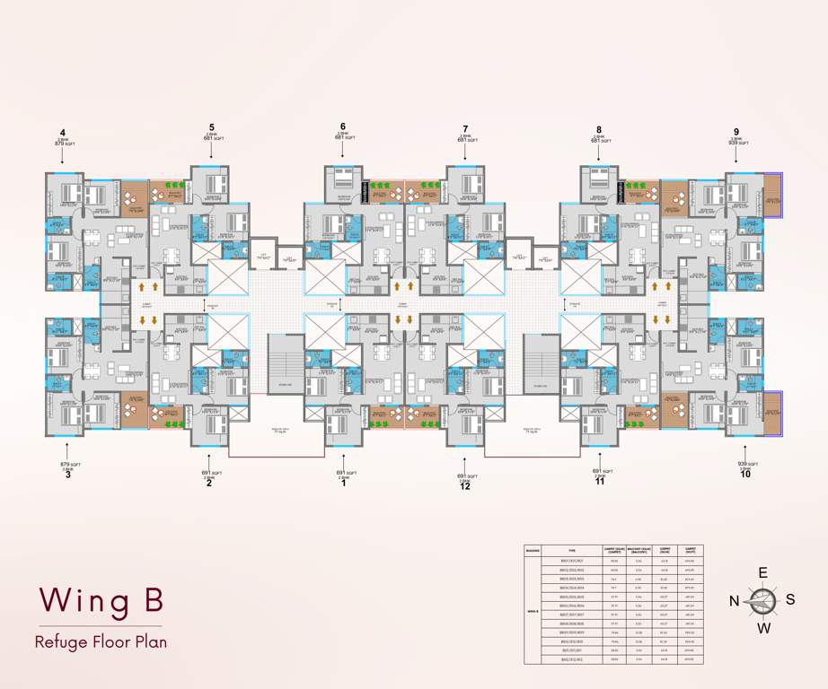  the skylark ii B Wing Cluster Plan