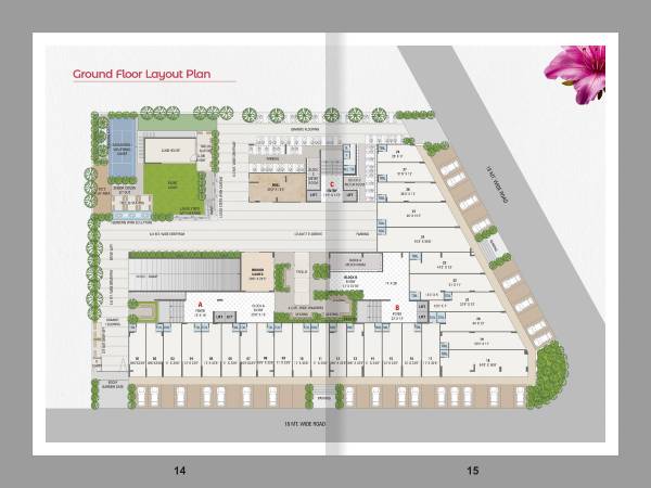  brij-azalea Block A Cluster Plan for Ground Floor