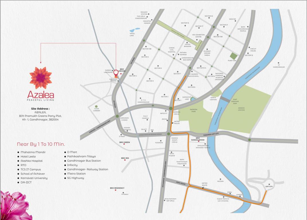  brij azalea Location Plan