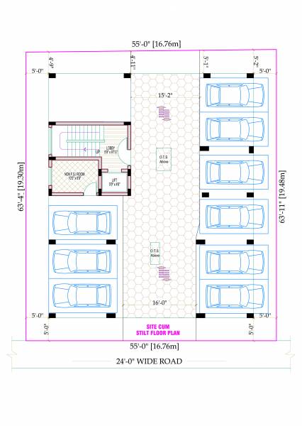  pradise Royal Pradise Stilt Cluster Plan