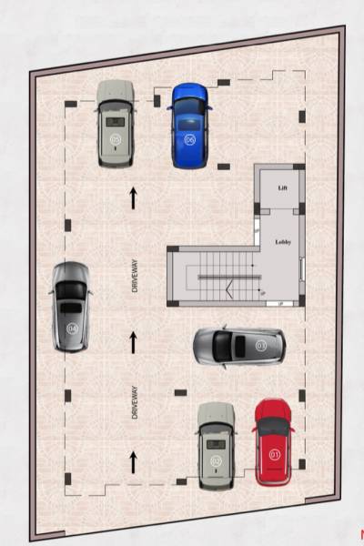  park-view-square Park View Square Cluster Plan For Ground Floor