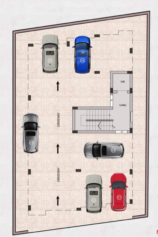  park view square Park View Square Cluster Plan For Ground Floor