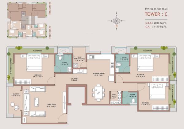  shyama-icon Block C Cluster Plan