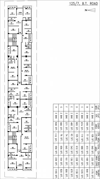  abasan-vi Community Cluster Plan for Typical Floor