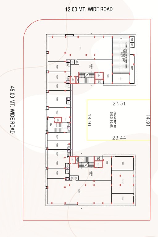  exotica Block A And B Cluster Plan For Ground Floor