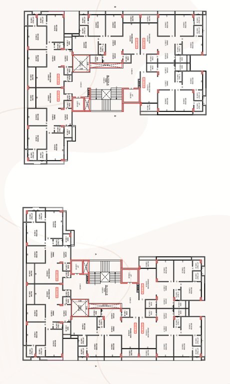  exotica Block A And B Cluster Plan From 4th To 13th Floor