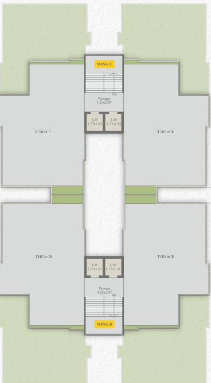 status Block C And D Cluster Plan For Terrace Plan