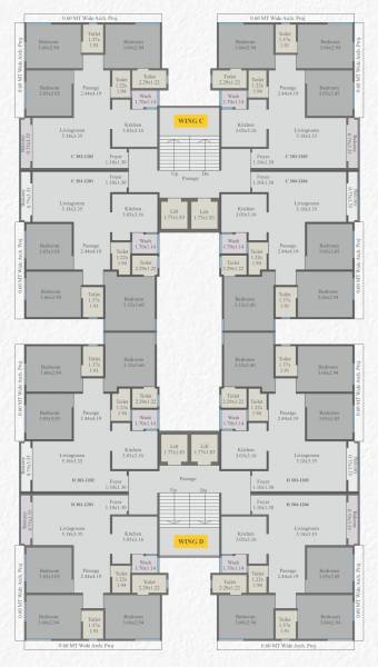  status Block C And D Cluster Plan From 3rd To 12th Floor