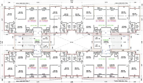  maxiple-the-address Block H Cluster Plan From 1st To 13th Floor