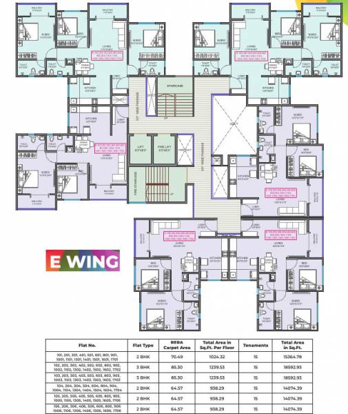  platinum-city-light Cluster Plan