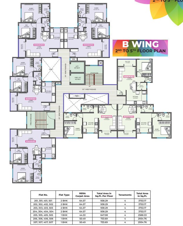  platinum city light Wing B Cluster Plan