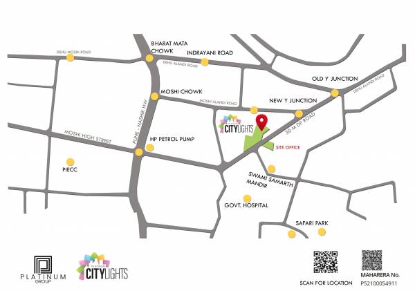  platinum-city-light Location Plan