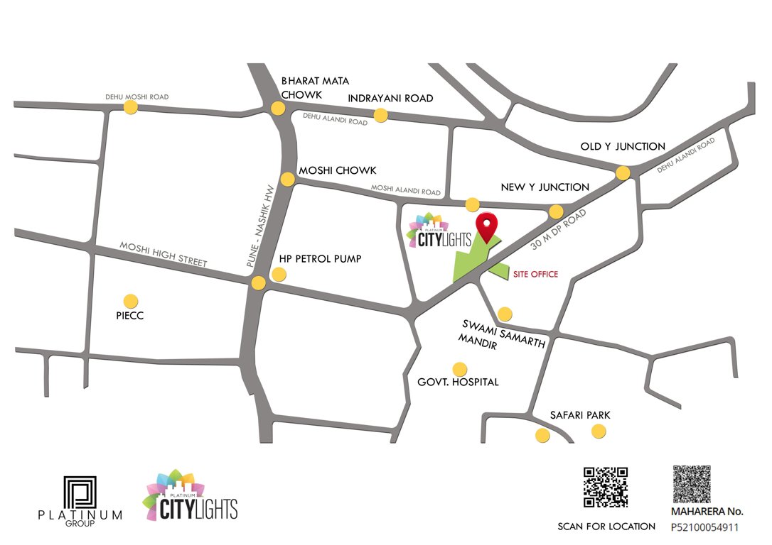  platinum city light Location Plan
