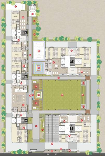 Block A Cluster Plan For Ground Floor grand-vissta Block A Cluster Plan For Ground Floor