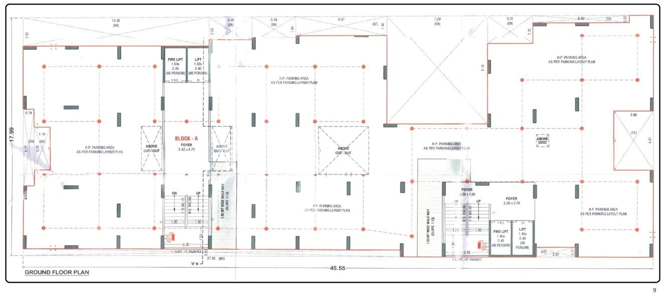  hamd 49 Block A And Block B Cluster Plan for ground Floor
