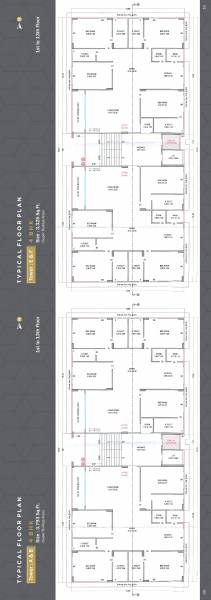 ambience Building A, B, E, F Typical Cluster Plan