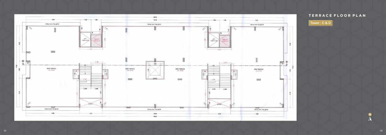  ambience Building C And D Terrace Cluster Plan