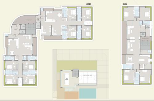  woods Aspen And Basil Cluster Plan From 1st To 11th Floor