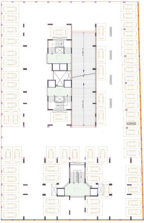 kedar hills Block A,B,C Cluster Plan For Upper Basement