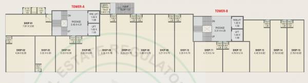 Block A And B Cluster Plan For Ground Floor coral-43 Block A And B Cluster Plan For Ground Floor