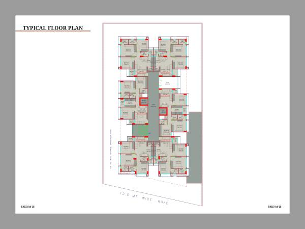  dev-kuvar-8 Dev Kuvar 8 Cluster Plan from 1st to 7th Floor