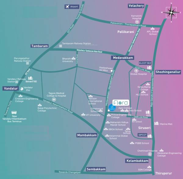  flora-o2 Location Plan