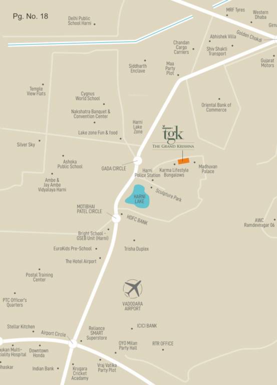  the grand krishna Location Plan