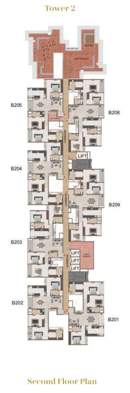  mercury phase 1 Pinnacle Apts Cluster Plan For 2nd Floor