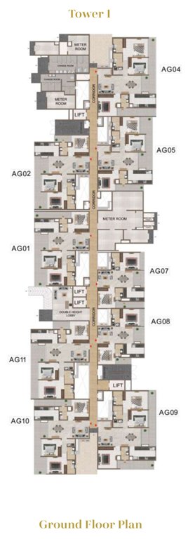  mercury phase 1 Superior Apts Ground Cluster Plan