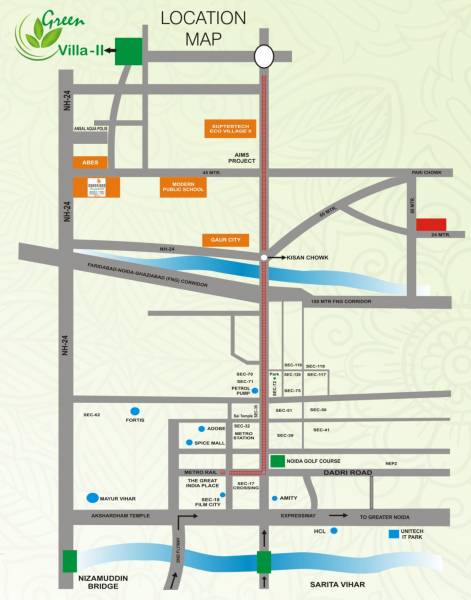  greens-villa-2 Location Plan