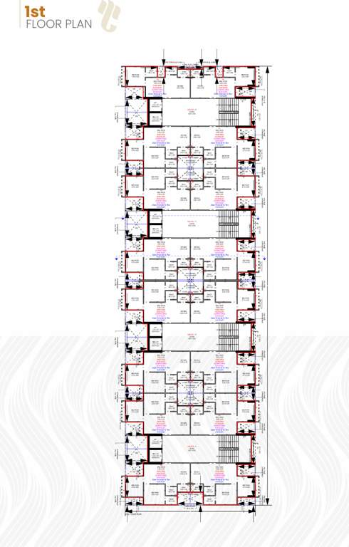  siddhi 222 A To D Cluster Plan For 1st Floor