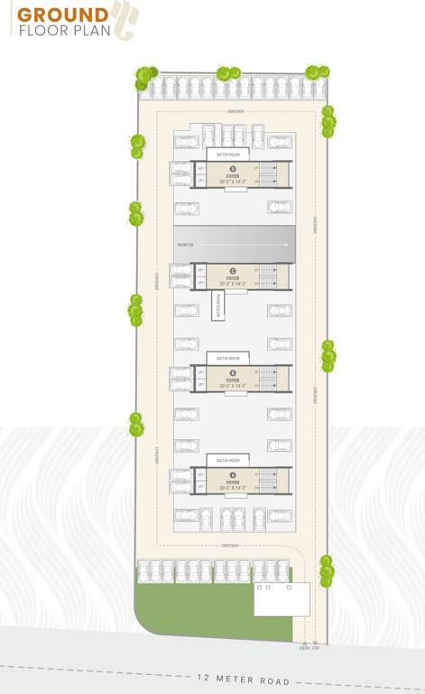  siddhi 222 A To D Cluster Plan For Ground Floor