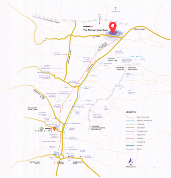  the-midsummer-rain-villa-plot-development-phase-2 Location Plan