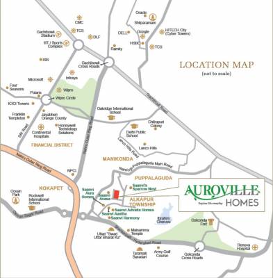  auroville-homes-block-a Location Plan