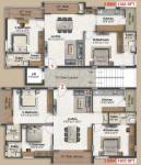 Block A Cluster Plan For Typical Floor Plan auroville-homes Block A Cluster Plan For Typical Floor Plan