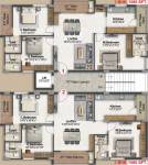 Block B Cluster Plan For Typical Floor Plan auroville-homes Block B Cluster Plan For Typical Floor Plan