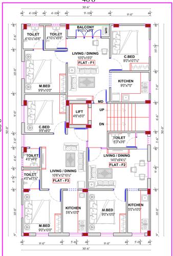  shri-win-flats-phase-2 Shri Win Flats Phase 2 Cluster Plan For 1st Floor