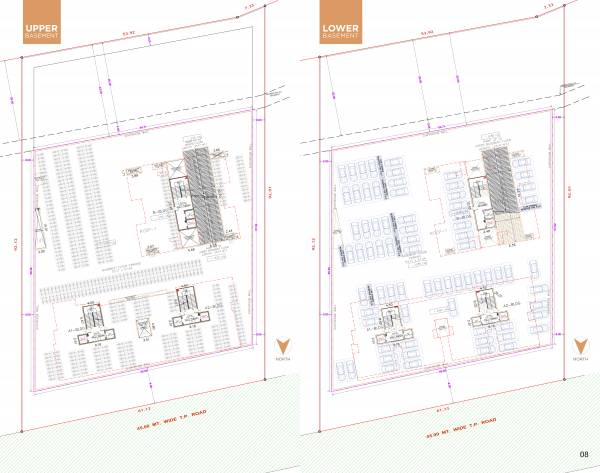 Block A To B Cluster Plan for Upper And Lower Basement Floor trident Block A To B Cluster Plan for Upper And Lower Basement Floor
