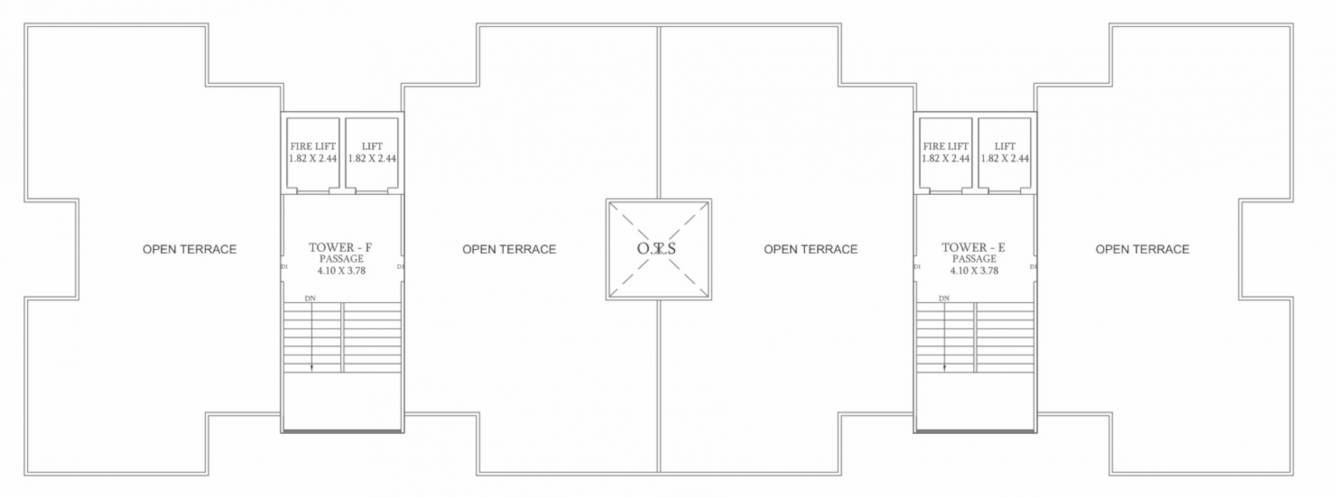 waterlily Block E,F Cluster Plan For Terrace Plam