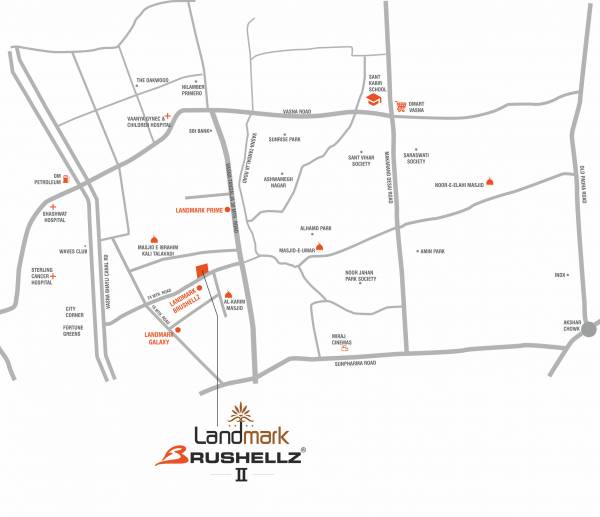 Location Plan landmark-brushellz-ii Location Plan