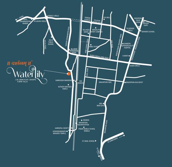 Location Plan darshanam-waterlily Location Plan