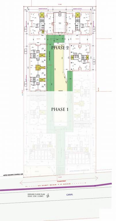 siddhi vinayak elements phase 2 Block C,D,E,F,G Cluster Plan for ground Floor