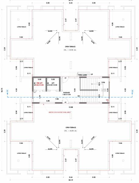 Block G Cluster Plan For Terrace Plan siddhi-vinayak-elements-phase-2 Block G Cluster Plan For Terrace Plan