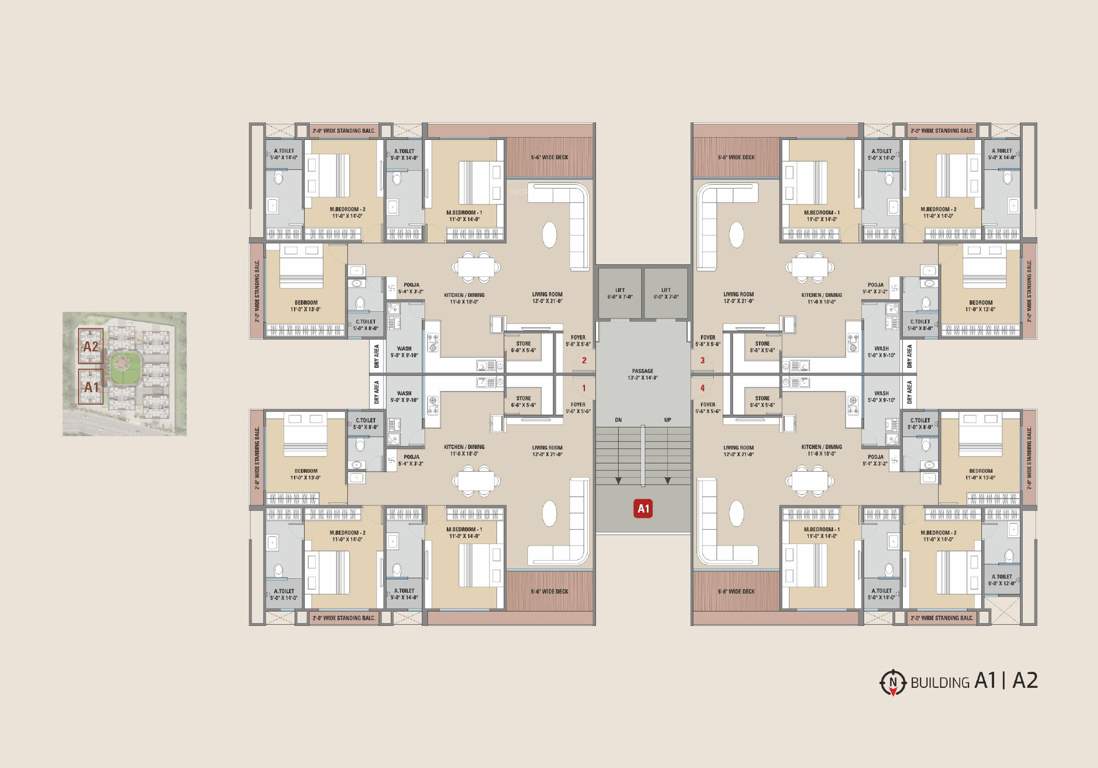  the prestige A1 Cluster Plan
